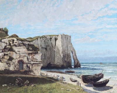 The Cliffs at Etretat After the Storm, 1870 by Gustave Courbet